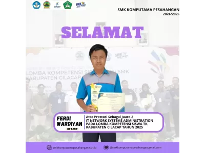 Juara 2 LKS TJKT Tingkat Kabupaten 